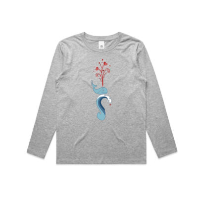 A Splash of Love - Kids Longsleeve Tee Thumbnail