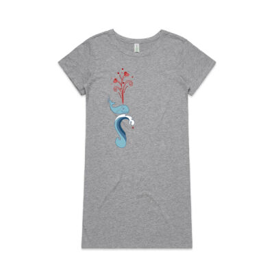 A Splash of Love - Womens Mika Organic Short Sleeved Dress Thumbnail